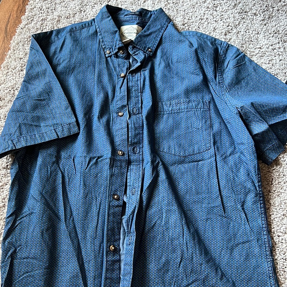 St. John’s Bay | Blue Plaid Flannel XXL